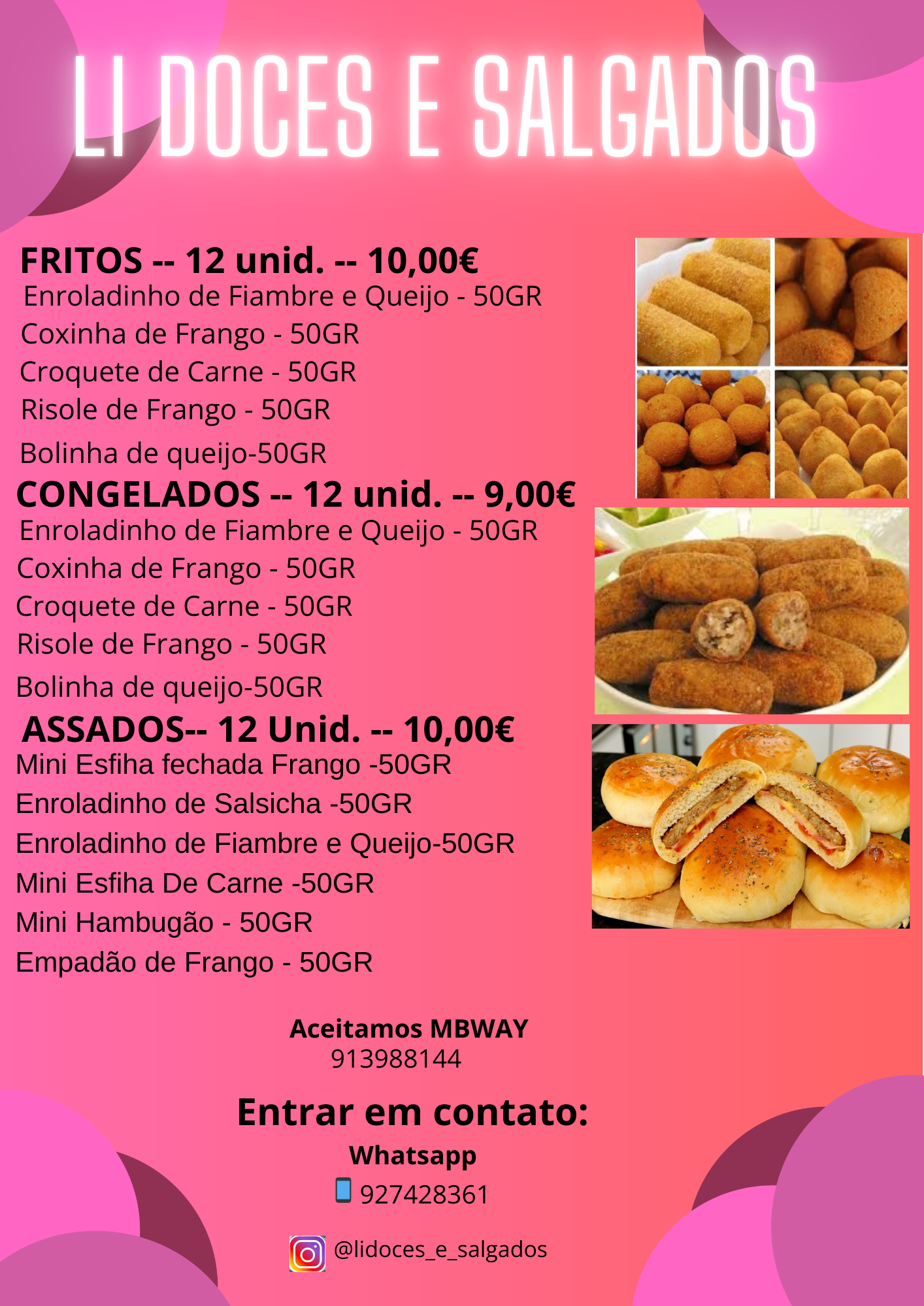 Tabela de preços 1